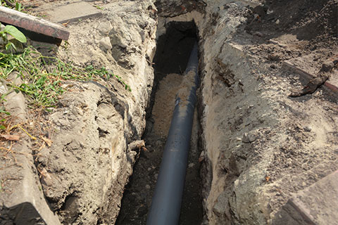 Sewer Line Excavation in Dearborn Heights, MI