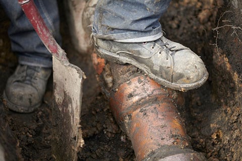 Sewer Line Excavation in Inkster, MI